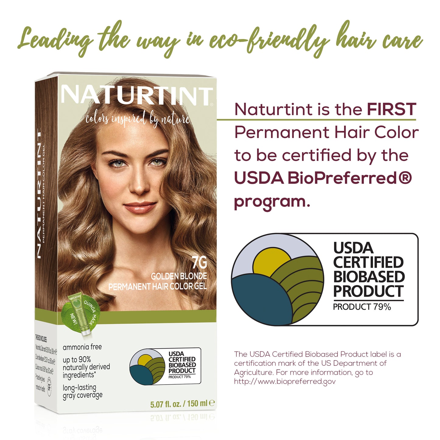 Naturtint Permanent Hair Color 7G Golden Blonde (Packaging may vary)