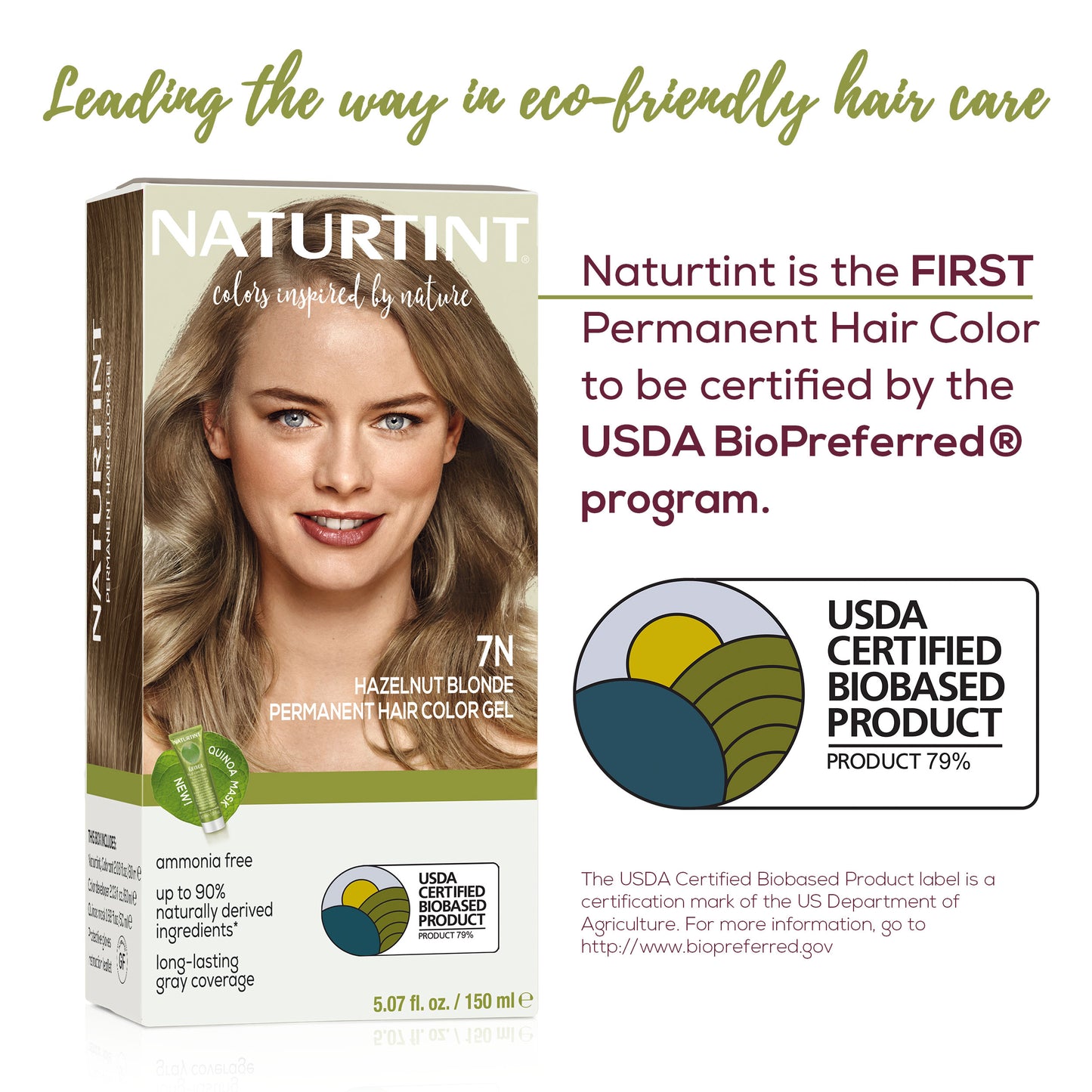 Naturtint Permanent Hair Color 7N Hazelnut Blonde (Packaging may vary)